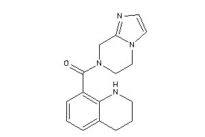 6,8-dihydro-5H-imidazo[1,2-a]pyrazin-7-yl(1,2,3,4-tetrahydroquinolin-8-yl)methanone