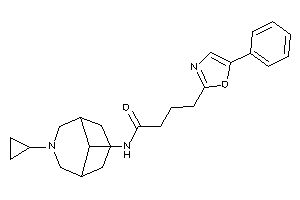 N-(7-cyclopropyl-7-azabicyclo[3.3.1]nonan-9-yl)-4-(5-phenyloxazol-2-yl)butyramide