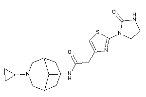 N-(7-cyclopropyl-7-azabicyclo[3.3.1]nonan-9-yl)-2-[2-(2-ketoimidazolidin-1-yl)thiazol-4-yl]acetamide