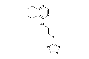 5,6,7,8-tetrahydroquinazolin-4-yl-[2-(4H-1,2,4-triazol-3-ylthio)ethyl]amine