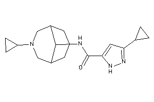 3-cyclopropyl-N-(7-cyclopropyl-7-azabicyclo[3.3.1]nonan-9-yl)-1H-pyrazole-5-carboxamide