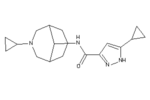 5-cyclopropyl-N-(7-cyclopropyl-7-azabicyclo[3.3.1]nonan-9-yl)-1H-pyrazole-3-carboxamide