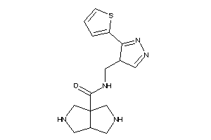N-[[3-(2-thienyl)-4H-pyrazol-4-yl]methyl]-2,3,3a,4,5,6-hexahydro-1H-pyrrolo[3,4-c]pyrrole-6a-carboxamide