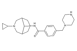 N-(7-cyclopropyl-7-azabicyclo[3.3.1]nonan-9-yl)-4-(piperazinomethyl)benzamide