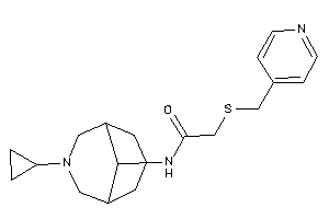 Image of N-(7-cyclopropyl-7-azabicyclo[3.3.1]nonan-9-yl)-2-(4-pyridylmethylthio)acetamide