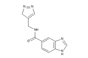 N-(3H-pyrazol-4-ylmethyl)-1H-benzimidazole-5-carboxamide