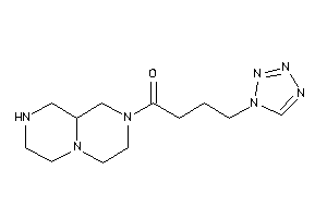 1-(1,2,3,4,6,7,9,9a-octahydropyrazino[1,2-a]pyrazin-8-yl)-4-(tetrazol-1-yl)butan-1-one