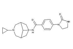 N-(7-cyclopropyl-7-azabicyclo[3.3.1]nonan-9-yl)-4-(2-ketoimidazolidin-1-yl)benzamide