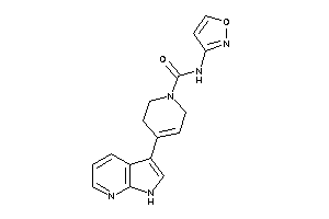 N-isoxazol-3-yl-4-(1H-pyrrolo[2,3-b]pyridin-3-yl)-3,6-dihydro-2H-pyridine-1-carboxamide