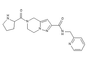 5-prolyl-N-(2-pyridylmethyl)-6,7-dihydro-4H-pyrazolo[1,5-a]pyrazine-2-carboxamide