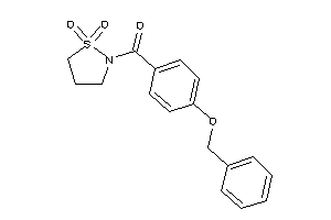 (4-benzoxyphenyl)-(1,1-diketo-1,2-thiazolidin-2-yl)methanone