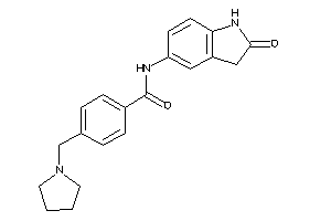 N-(2-ketoindolin-5-yl)-4-(pyrrolidinomethyl)benzamide