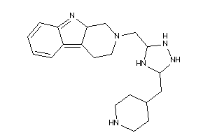 2-[[5-(4-piperidylmethyl)-1,2,4-triazolidin-3-yl]methyl]-1,3,4,9a-tetrahydro-$b-carboline