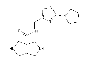 N-[(2-pyrrolidinothiazol-4-yl)methyl]-2,3,3a,4,5,6-hexahydro-1H-pyrrolo[3,4-c]pyrrole-6a-carboxamide