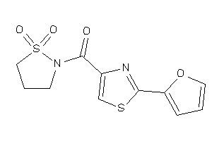 Image of (1,1-diketo-1,2-thiazolidin-2-yl)-[2-(2-furyl)thiazol-4-yl]methanone