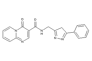 4-keto-N-[(5-phenyl-4H-pyrazol-3-yl)methyl]pyrido[1,2-a]pyrimidine-3-carboxamide