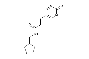 3-(2-keto-1H-pyrimidin-5-yl)-N-(tetrahydrothiophen-3-ylmethyl)propionamide