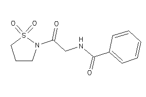 Image of N-[2-(1,1-diketo-1,2-thiazolidin-2-yl)-2-keto-ethyl]benzamide