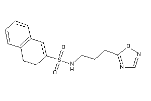 N-[3-(1,2,4-oxadiazol-5-yl)propyl]-3,4-dihydronaphthalene-2-sulfonamide