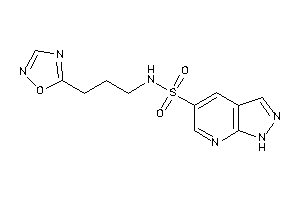 N-[3-(1,2,4-oxadiazol-5-yl)propyl]-1H-pyrazolo[3,4-b]pyridine-5-sulfonamide