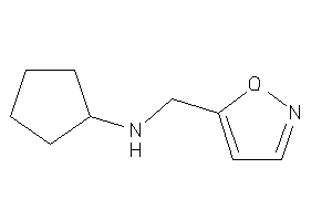 Cyclopentyl(isoxazol-5-ylmethyl)amine