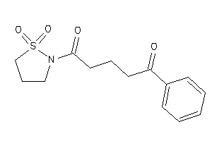 1-(1,1-diketo-1,2-thiazolidin-2-yl)-5-phenyl-pentane-1,5-dione