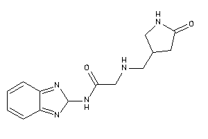 N-(2H-benzimidazol-2-yl)-2-[(5-ketopyrrolidin-3-yl)methylamino]acetamide