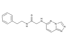 N-phenethyl-2-([1,2,4]triazolo[3,4-f]pyridazin-6-ylamino)acetamide