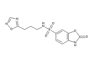 2-keto-N-[3-(1,2,4-oxadiazol-5-yl)propyl]-3H-1,3-benzoxazole-6-sulfonamide