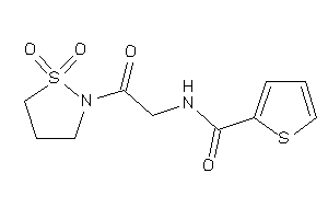 Image of N-[2-(1,1-diketo-1,2-thiazolidin-2-yl)-2-keto-ethyl]thiophene-2-carboxamide