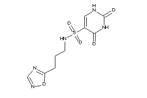 2,4-diketo-N-[3-(1,2,4-oxadiazol-5-yl)propyl]-1H-pyrimidine-5-sulfonamide