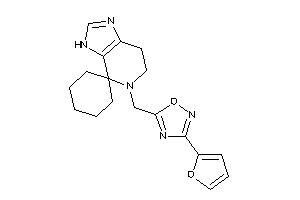 3-(2-furyl)-5-(spiro[6,7-dihydro-3H-imidazo[4,5-c]pyridine-4,1'-cyclohexane]-5-ylmethyl)-1,2,4-oxadiazole