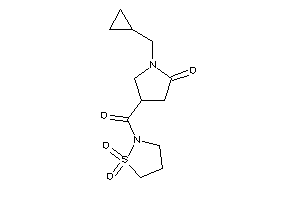 1-(cyclopropylmethyl)-4-(1,1-diketo-1,2-thiazolidine-2-carbonyl)-2-pyrrolidone