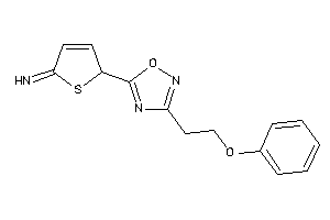[2-[3-(2-phenoxyethyl)-1,2,4-oxadiazol-5-yl]-2H-thiophen-5-ylidene]amine