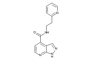 N-[2-(2-pyridyl)ethyl]-1H-pyrazolo[3,4-b]pyridine-4-carboxamide