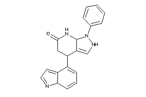 4-(7aH-indol-4-yl)-1-phenyl-4,5,7,7a-tetrahydro-2H-pyrazolo[3,4-b]pyridin-6-one