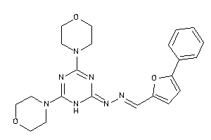 (4,6-dimorpholino-1H-s-triazin-2-ylidene)-[(5-phenyl-2-furyl)methyleneamino]amine