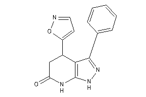 Image of 4-isoxazol-5-yl-3-phenyl-1,4,5,7-tetrahydropyrazolo[3,4-b]pyridin-6-one