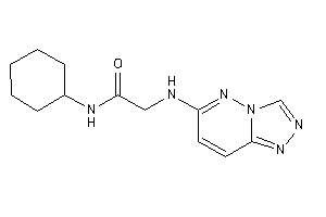 N-cyclohexyl-2-([1,2,4]triazolo[3,4-f]pyridazin-6-ylamino)acetamide