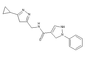 N-[(5-cyclopropyl-4H-pyrazol-3-yl)methyl]-1-phenyl-3-pyrazoline-4-carboxamide