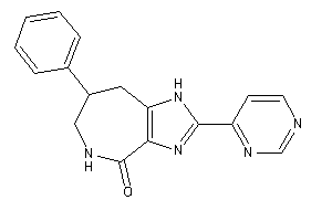 7-phenyl-2-(4-pyrimidyl)-5,6,7,8-tetrahydro-1H-imidazo[4,5-c]azepin-4-one