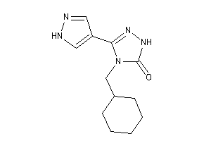 4-(cyclohexylmethyl)-3-(1H-pyrazol-4-yl)-1H-1,2,4-triazol-5-one