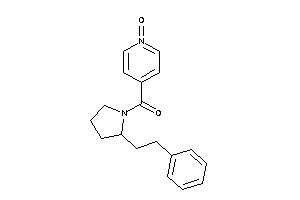 (1-keto-4-pyridyl)-(2-phenethylpyrrolidino)methanone