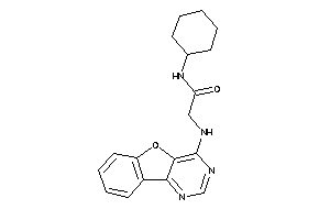 2-(benzofuro[3,2-d]pyrimidin-4-ylamino)-N-cyclohexyl-acetamide