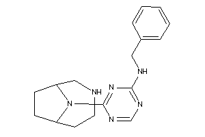 Benzyl-[4-(4,9-diazabicyclo[4.2.1]nonan-9-yl)-s-triazin-2-yl]amine