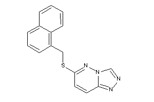 6-(1-naphthylmethylthio)-[1,2,4]triazolo[3,4-f]pyridazine