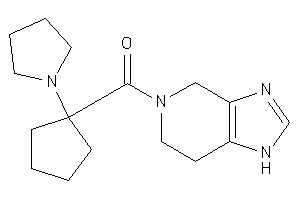 (1-pyrrolidinocyclopentyl)-(1,4,6,7-tetrahydroimidazo[4,5-c]pyridin-5-yl)methanone