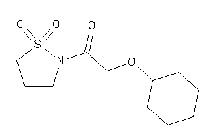 Image of 2-(cyclohexoxy)-1-(1,1-diketo-1,2-thiazolidin-2-yl)ethanone