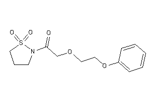 Image of 1-(1,1-diketo-1,2-thiazolidin-2-yl)-2-(2-phenoxyethoxy)ethanone