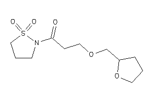 Image of 1-(1,1-diketo-1,2-thiazolidin-2-yl)-3-(tetrahydrofurfuryloxy)propan-1-one